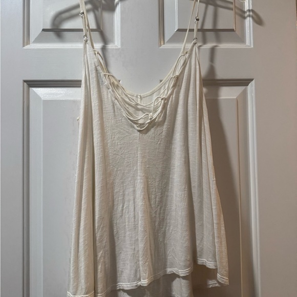 American Eagle Outfitters Cream Embroidered Camisole - Picture 2 of 2